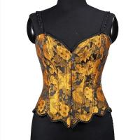 Corsé de girasol con bordado floral, entrenador de cintura sexy para mujer - details 0