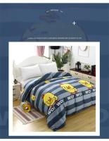 Cubierta de Edredón de Tamaño King con Diseño de Dibujos Animados Encantadores 220x240 Compatible con Cama Doble Amigable con la Piel y Cojín Incluye Funda de Manta y Funda de Almohada - details 2
