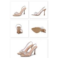 Zapatos de Tacón Altos Elegantes para Mujer Transparenentes con Diamantes de Imitación - details 5