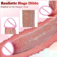 Empaque privado SEX Dildo realista grande Plug anal Estimulador de placer Masturbador vaginal para mujeres - details 3