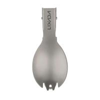 Vajilla plegable de titanio pulido mediano Lixada Spork, utilizada para cenas al aire libre, VIES, camping, mochilas - details 26