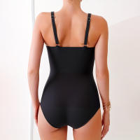 Traje de Baño de Una Pieza para Mujer 2025 Con Relleno y Soporte Traje de Baño Elegante y Suave - details 1