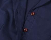 Vestido Corto de Verano Vintage Hepburn Moda Casual para Mujeres Estilo Retro Navy Blue - details 16