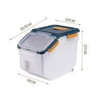 Cubo de comida para gatos de gran capacidad, 15 kg, a prueba de humedad y a prueba de insectos para el hogar - details 5