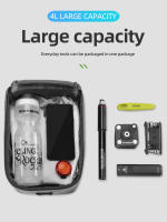 ROCKBROS-bolsas impermeables para bicicleta, equipaje reflectante de 4L, para ciclismo de montaña, de viaje - details 4