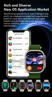 HK9 ultra 2 Max reloj inteligente, dispositivo con inteligencia Artificial IA, detección de frecuencia cardíaca, recordatorio de información, 1GB, AMOLED, novedad de 2024 - details 3