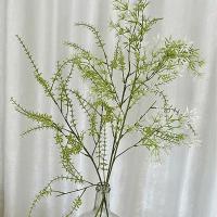 Planta verde Artificial de estilo bosque, hojas de palma, flor de simulación grande, plantas falsas hechas a mano de plástico, decoración de balcón - details 1