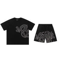 Syna World Drill Summer Tracksuits Conjunto de camiseta y pantalones cortos de hip hop para hombre - details 6