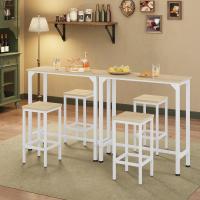Conjunto de Mesa de Bar y 2 Sillas Estructura de Metal Tamaño 100x40x100 cm - details 26
