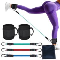 Juego de Banderas de Resistencia para Tobillo Ajustable, 60 Libras, Tres Banderas de Resistencia Diferentes, Correa de Tobillo para Mujeres y Hombres - details 0