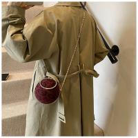 Bolso cruzado con estampado de leopardo para mujer, bolsa pequeña y redonda con cadena, a la moda, novedad de 2024 - details 25