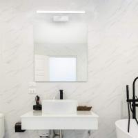 Lámpara LED de Espejo 24W 1170LM Lámpara de espejo Aplique Blanco Frio 5500K Luz natural para Espejo Muebles de Maquillaje Aparato Montado en la Pared, Negro, 80CM - details 10