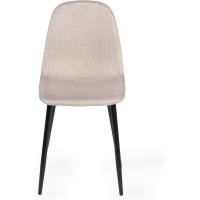 Juego de 4 sillas de comedor con asiento y respaldo suaves, con patas de metal macizo, para salón, dormitorio, cocina o comedor, ante marrón - details 42