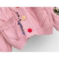 Cárdigan de punto cálido para mujer, chaqueta bordada con bolsillos, abrigo holgado, otoño e invierno, 2023 - details 11