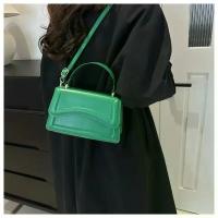 Bolso Cruzado de Cuero PU de Alta Calidad Color Sólido, Bolso Compacto para Mujeres, Bolso Messenger Pequeño - details 14