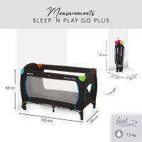 parapluie iluminado sleep n play go plus - multicolor negro - details 2