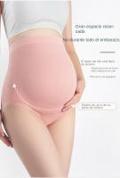 Pantis de Maternidad de Algodón de Cintura Alta Soporte Abdominal, Color Sólido, Transpirable para Mujeres Embarazadas Estilo BRIEF, Acolchado en Nylon, Retirable - details 4