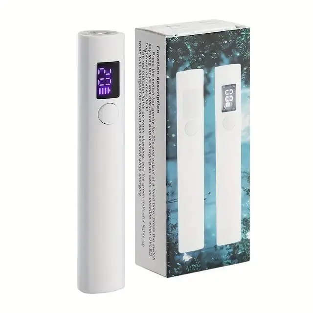 Mini secador portátil UV LED 8S de secado rápido para uñas, lámpara de manicura profesional, herramientas de Arte de uñas - 1