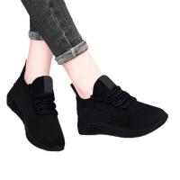 Cian-Zapatos informales para Mujer, Zapatillas para Correr, Todo Negro, Trabajo Mamá, Zapatos de fondo suave, Zapatos para Danza - details 0