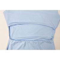 Novedad de verano, vestido elegante de manga con cuello cuadrado, vestido corto ajustado con realce del pecho - details 11