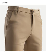 Pantalones Casuales Para Hombre Verano Primavera Pantalones De Negocios Clásicos Café Flexible Ropa De Escritorio - details 2