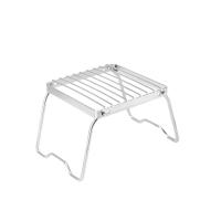 Parrilla de Camping Plegable de Acero Inoxidable Combinación Portátil de Fuego de Bonfire y Estufa de Madera para Exteriores - details 22