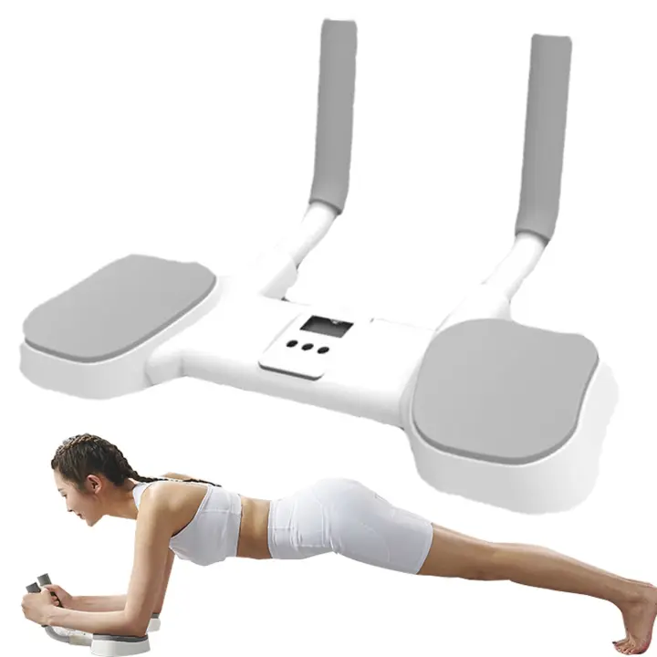 Plank Abdominal Muscle Trainer  Plank Abdominal Muscle Fitness Equipment  Flat Support Trainer Multi-functional Push-up Fitnes - 1