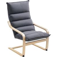 Silla de Butaca Moderna para Salón Alto Resalto, Brazo de Apoyo, Patas de Madera - details 0