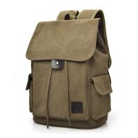 Nueva mochila de lona de alta calidad para hombre, bolso escolar de hombro grande, mochila para niños, bolsas de viaje a la moda para acampar, bolsos simples de moda - details 13