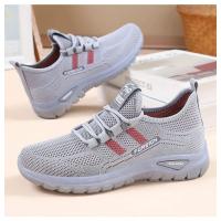 Zapatos deportivos transpirables a la moda para mujer, calzado informal de corte bajo para primavera, nuevo estilo, plantilla de EVA cómoda superior de malla - details 5