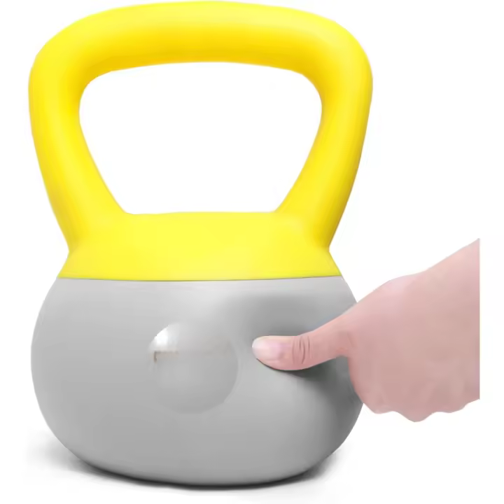Mancuerna Suave de PVC Pesa Rusa Carga de Arena de Hierro para Entrenamientos en Casa y Gimnasio - 1