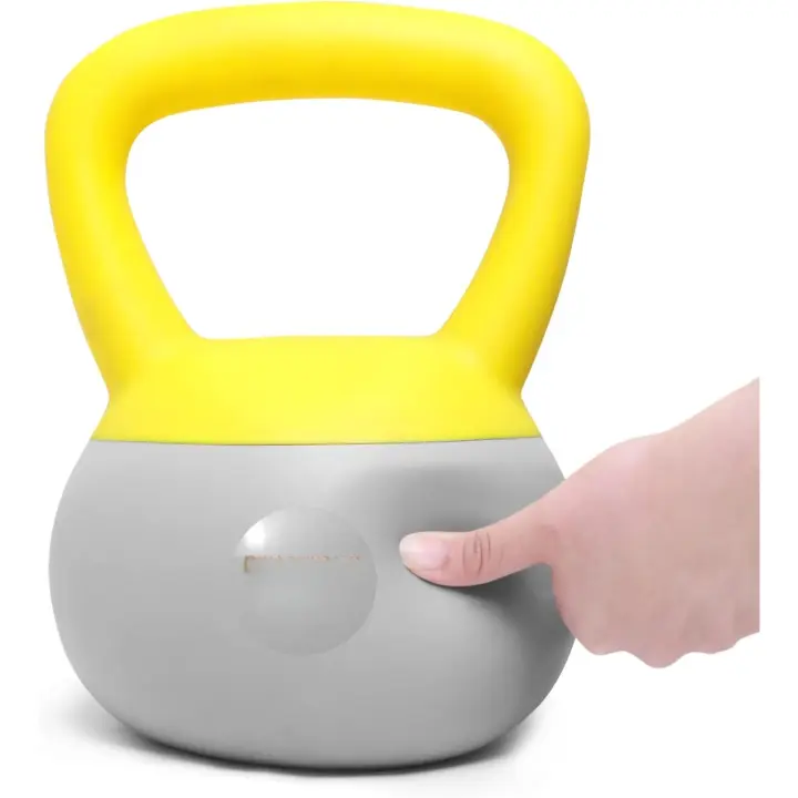 Mancuerna Suave de PVC Pesa Rusa Carga de Arena de Hierro para Entrenamientos en Casa y Gimnasio - 1