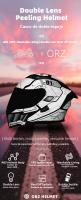 Casco moto mujer modular aire libre seguro carretera trail hombre - details 1