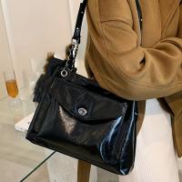 Bolso de mano retro de gran capacidad a la moda para mujer, bolso de hombro con cadena simple para viajeros - details 1