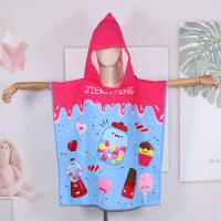 Toallas para niñas pequeñas, capa con capucha, bata de baño de playa, albornoz de microfibra suave para niños, Poncho de piscina, toalla de viñetas de animales - details 37
