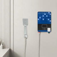 Calentador de agua portátil de 6500 W con grifo LED, digital, sin depósito, para baño o cocina - details 12
