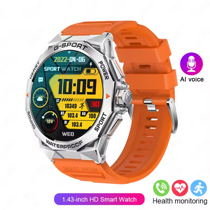Relojes mujer inteligentes Fitness deporte hombre Bluetooth llamada Despertador sano ritmo cardíaco presión arterial reloj - 1