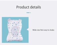 Cojín de apoyo para el asiento del baño del bebé Cojín antideslizante suave y cómodo para el cuerpo Cojín plegable para el baño del bebé Alfombra para el baño de la silla Almohada para la bañera del recién nacido - details 9