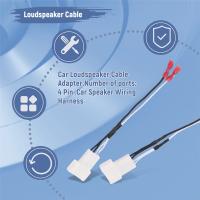 Adaptador de Cable de arnés de cables para altavoz frontal de salpicadero de Tweeter de coche, 2 uds., apto para Toyota Tacoma 2016 2017 2018 2019 - details 3