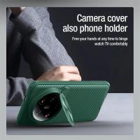 Funda Mi 14 Ultra MagSafe NILLKIN CamShield Prop carga magnética soporte estilo Flip cubierta de cámara para Xiaomi 14Ultra - details 2