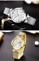 Reloj de cuarzo MINI FOCUS para mujer con esfera de diamantes, movimiento japonés, reloj delgado resistente al agua, pulsera de malla de acero inoxidable - details 13