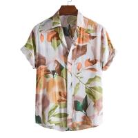 Camisa vaquera hawaiana para hombre, top de manga corta de secado rápido, ropa de vacaciones, entretenimiento en la playa, verano - details 1