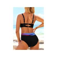 Bikinis de realce para mujer, traje de baño de cintura alta con cuello Halter, ropa de playa, 2023 - details 5