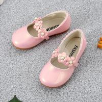 Zapatos planos florales de cuero para niñas, zapatos de vestir de alta calidad, suaves, de princesa, con flores, para fiesta de boda, 26-36 - details 13
