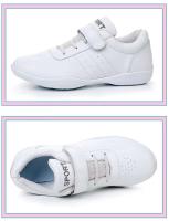 Competiciones de entrenamiento de baile blanco, calzado deportivo de tenis, zapatos de porristas. - details 1