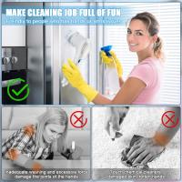 Cepillo de limpieza del hogar, Fregador Giratorio Eléctrico Potente con 5 Cepillos,Se Puede Cargar por USB para bañera de baño, Cocina, Ventana, bañera, Plato - details 12
