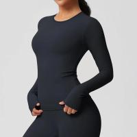 Camisetas de Entrenamiento Sin Costuras para Mujer Ropa Deportiva de Yoga de Manga Larga - details 7