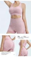 Sujetador deportivo para mujer, Top Push Up, Fitness, Yoga, ropa interior, Tops deportivos para mujer, chaleco transpirable para correr, ropa de gimnasio - details 13