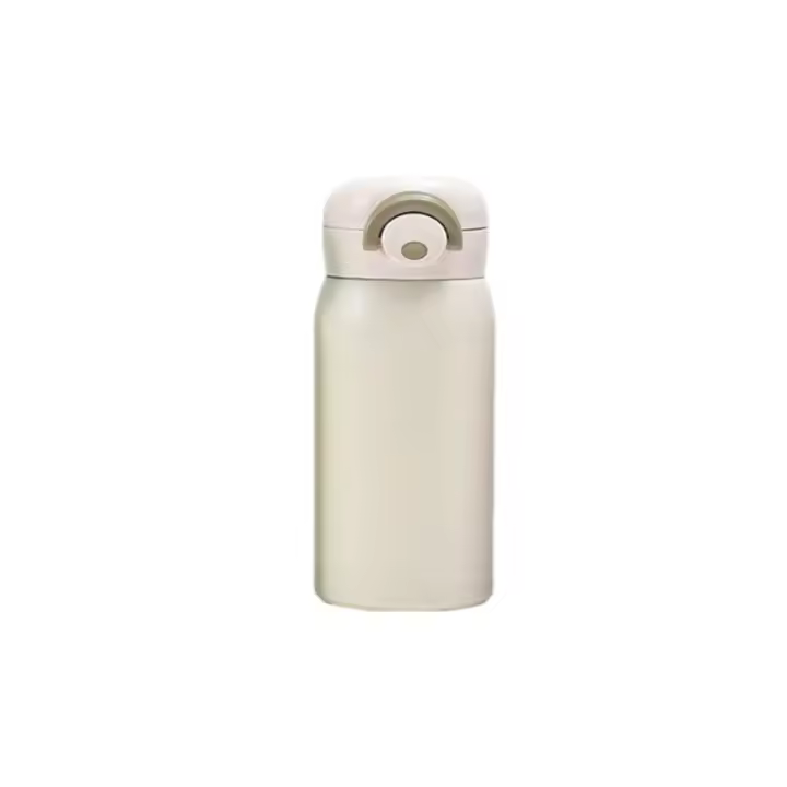 Mini Taza Termo de acero inoxidable 304, termo con cierre emergente, frasco de vacío de pequeña capacidad, taza de bolsillo aislada de 220/320ml, agua caliente/hielo - 1