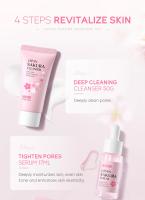 LAIKOU Sakura Kit de Cuidado de la Piel de 4 Piezas Limpiador Facial, Crema para los Ojos, Esencia de Rejuvenección, Aceite Nutritivo Herramientas de Cuidado de la Piel Facial - details 10